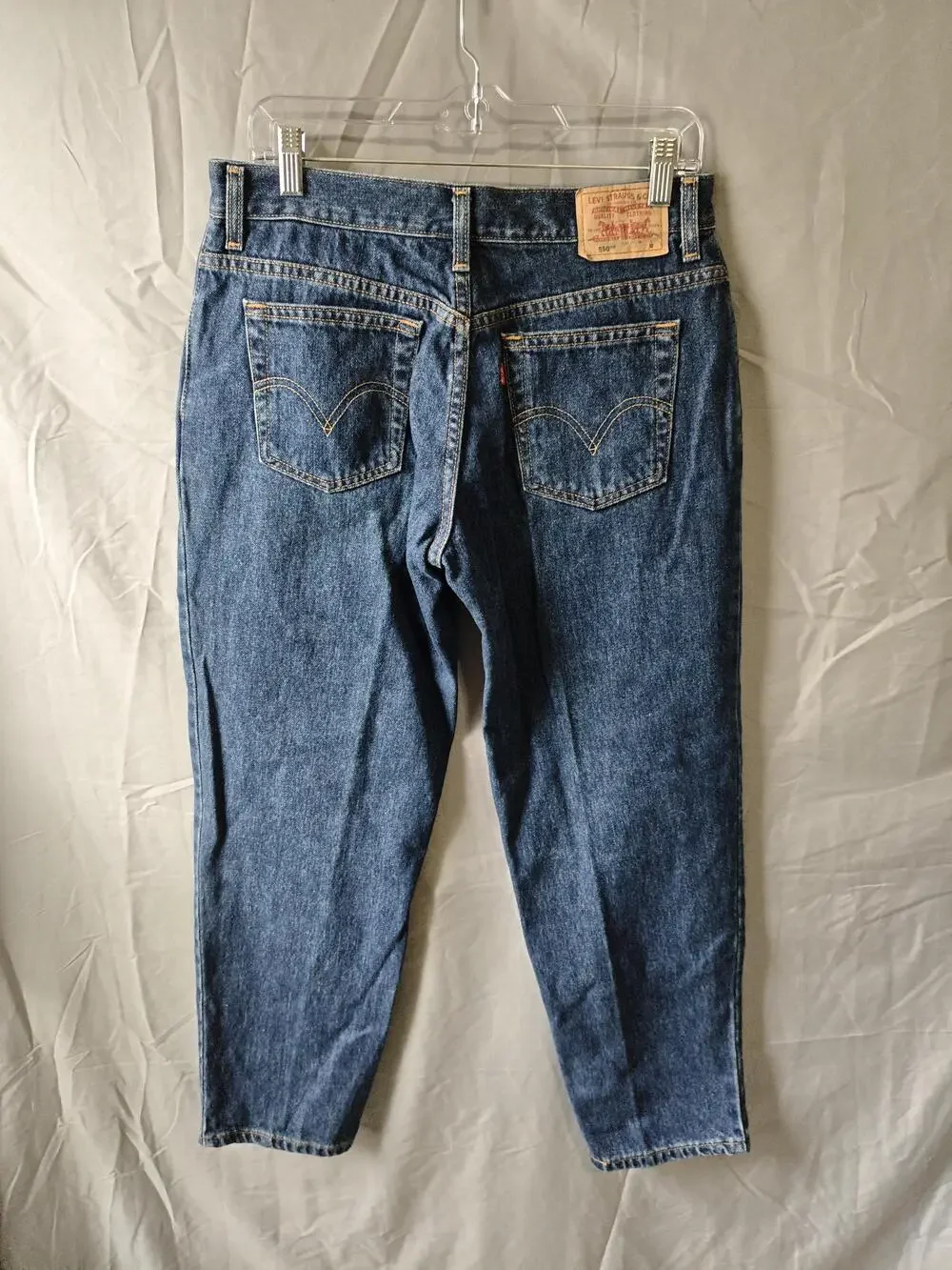 Levis 550 Jeans Mens 36x29 Blue Relaxed Fit Tapered Leg Classic Denim Pants